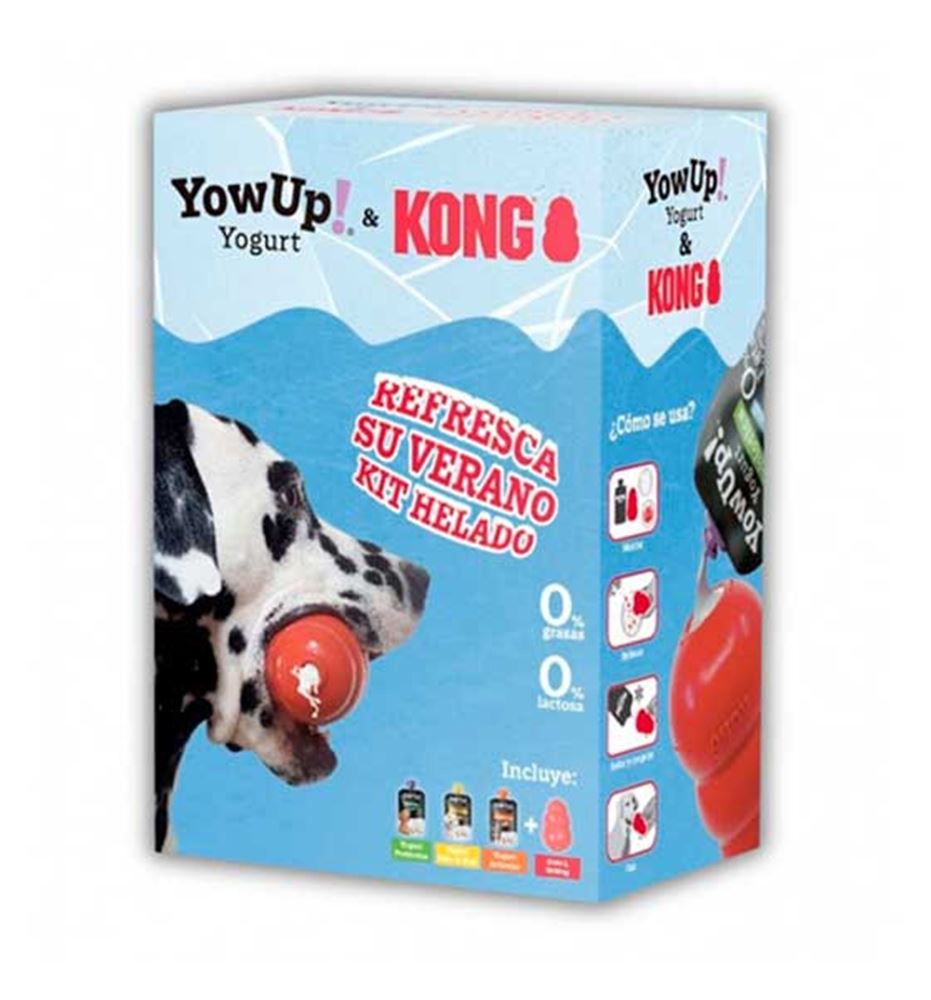 Kit Verano Kong Classic + YowUp Yogurt Helado para perros