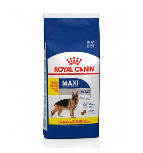 Royal Canin Maxi Adult pienso para perros 18kg (15 + 3kg)