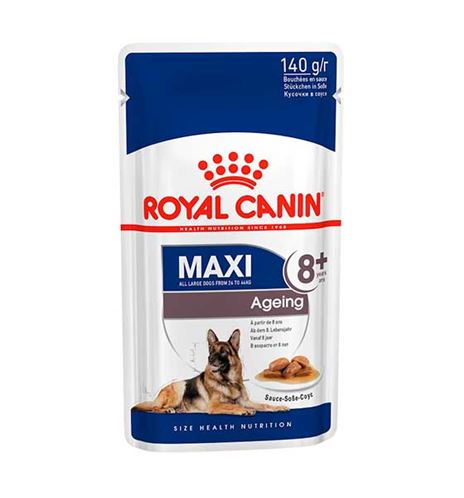 Royal Canin Maxi Adult Ageing sobre en salsa para perros