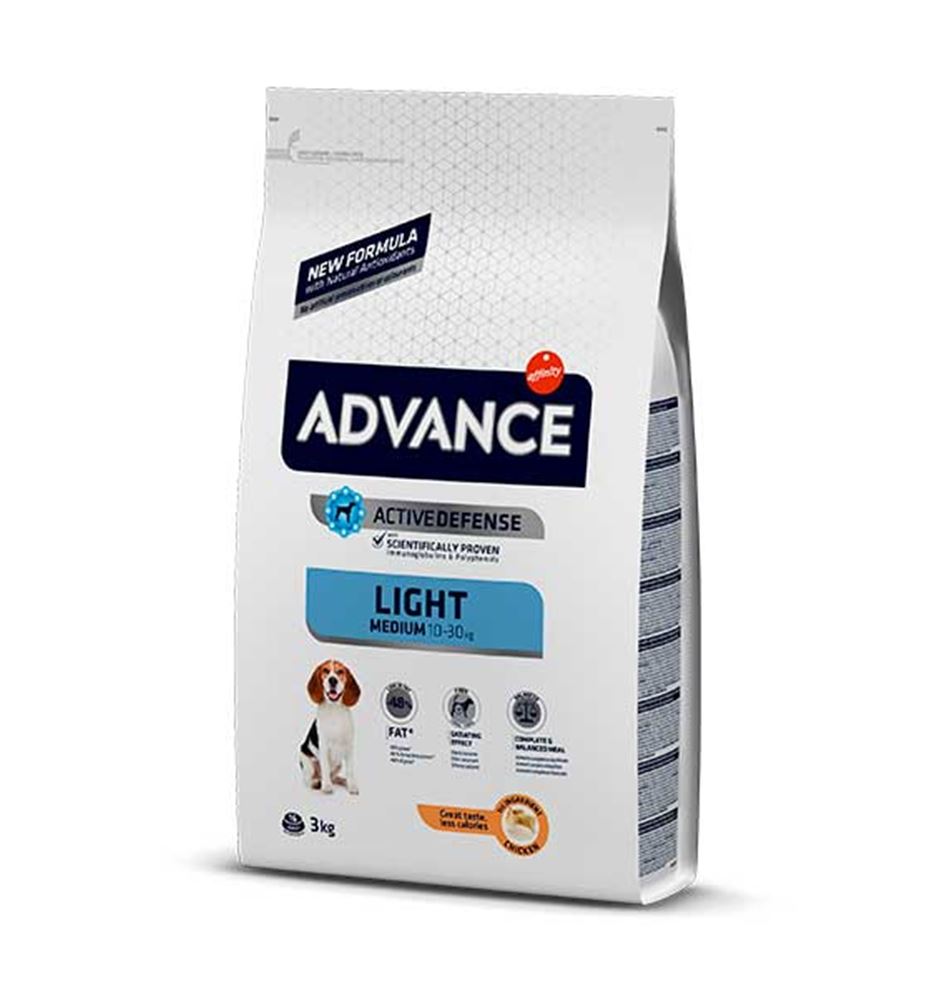 Advance Adult Medium Light Pollo pienso para perros - 3kg