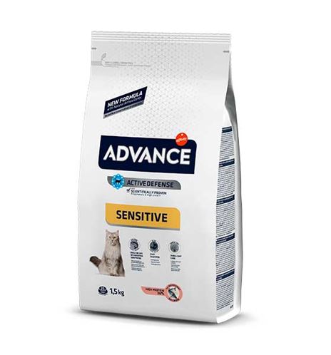 Advance Adult Sensitive Salmón pienso para gatos