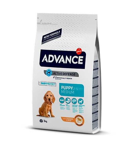 Advance Puppy Medium Pollo pienso para perros