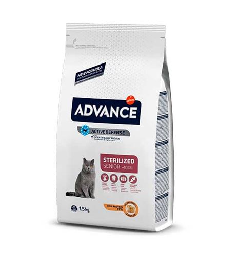 Advance Senior Sterilized Pollo pienso para gatos