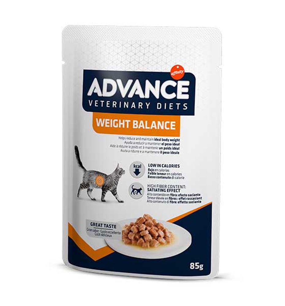 Advance Veterinary Diets Weight Balance sobre en salsa para gatos
