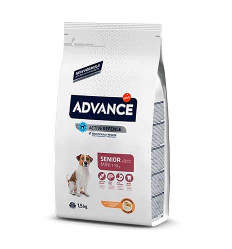 Advance Vitality Senior Mini +8 Pollo pienso para perros