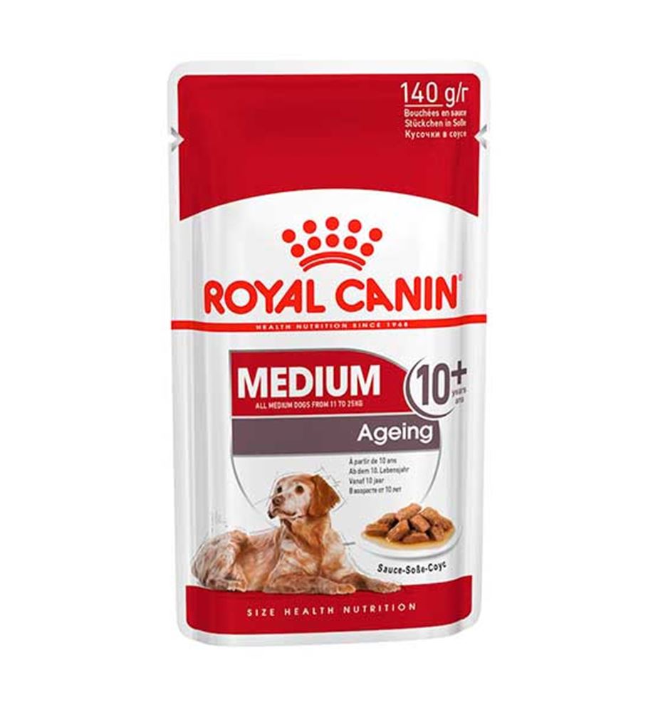 Royal Canin Medium Adult Ageing +10 salsa en sobre para perros