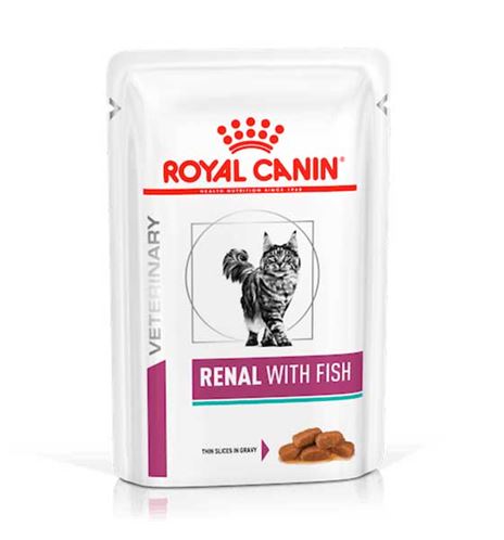 Royal Canin Veterinary Renal Pescado salsa en sobre para gatos