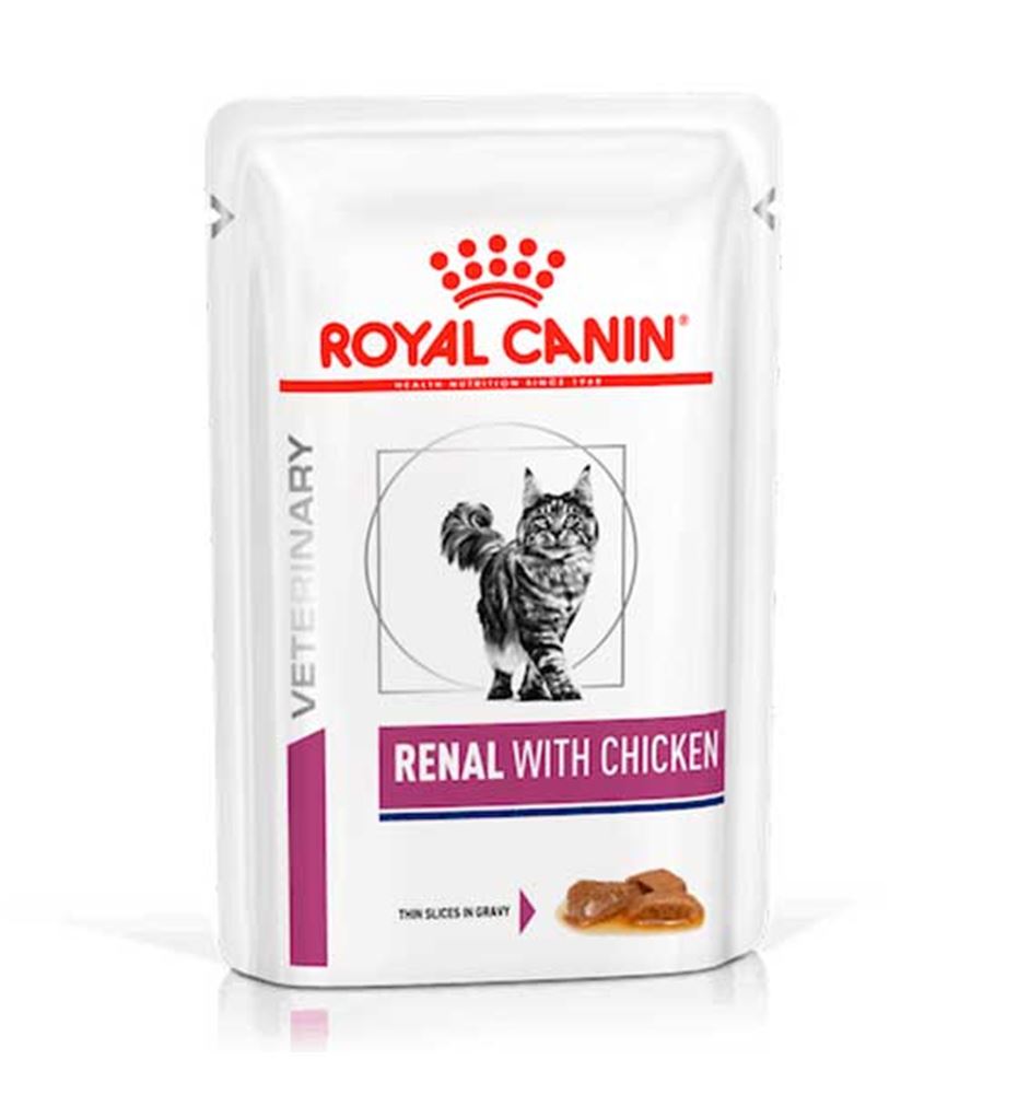 Royal Canin Veterinary Renal Pollo salsa en sobre para gatos