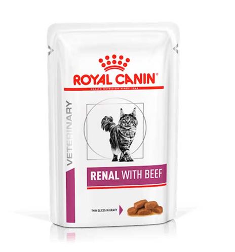 Royal Canin Veterinary Renal Vacuno salsa en sobre para gato