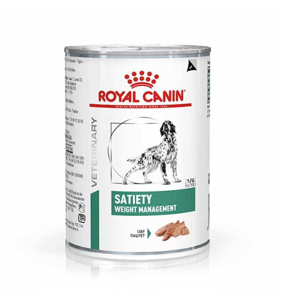 Royal Canin Veterinary Satiety Weight Management lata para perros