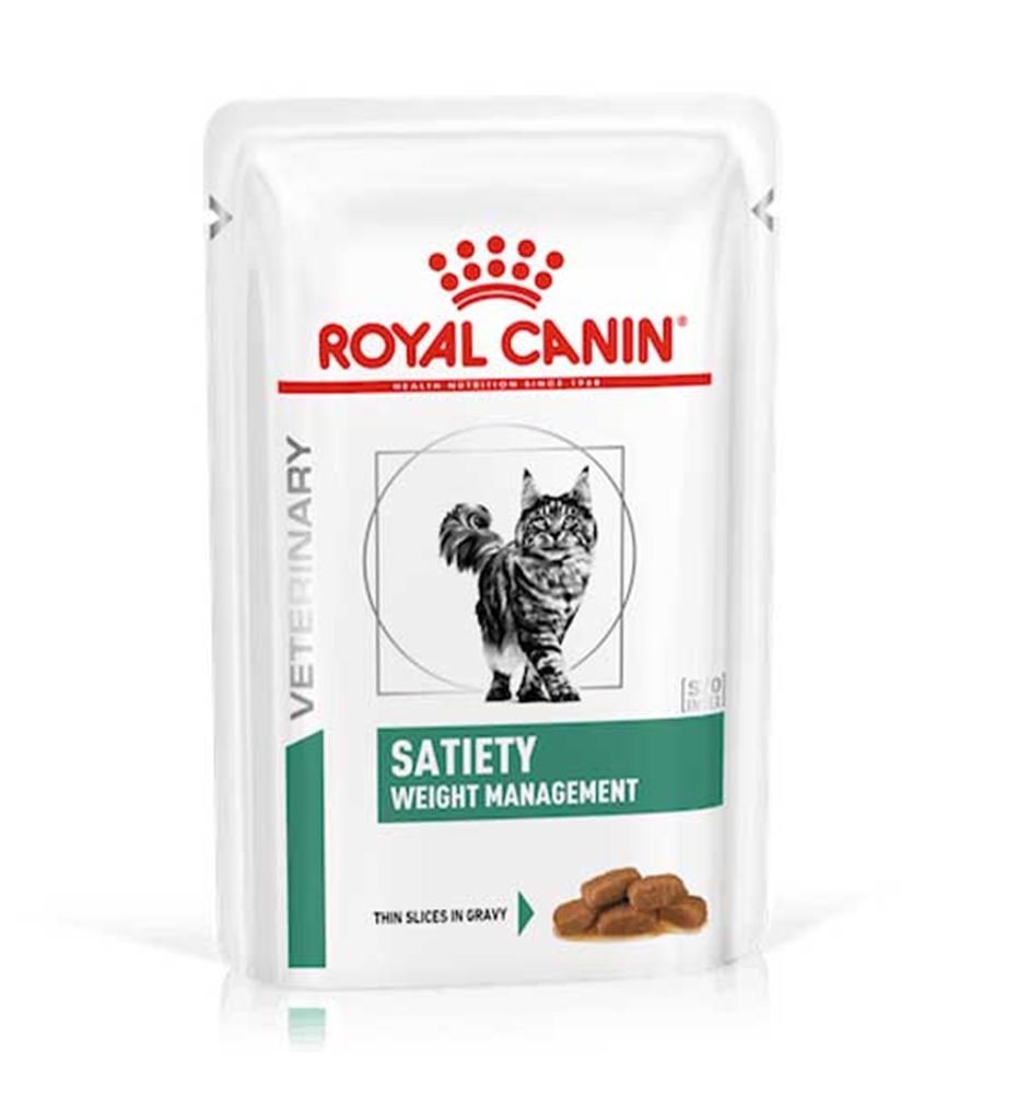 Royal Canin Veterinary Satiety Weight Management sobre para gatos