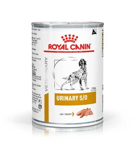 Royal Canin Veterinary Urinary S/O lata para perros