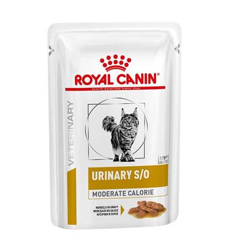 Royal Canin Veterinary Urinary S/O Moderate Calorie sobre para gatos