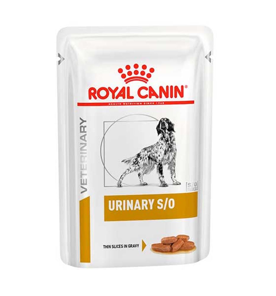 Royal Canin Veterinary Urinary S/O salsa en sobre para perros