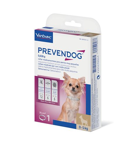 Virbac Prevendog Collar Antiparasitario para perros 35cm