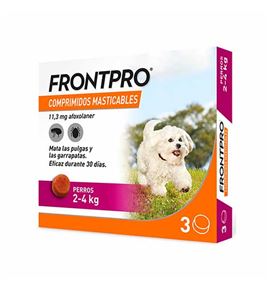 Frontpro Comprimidos Masticables antiparasitarios para perros 2-4kg