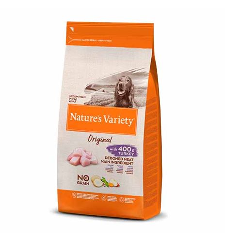 Nature's Variety Original Adult Medium Pavo pienso para perros