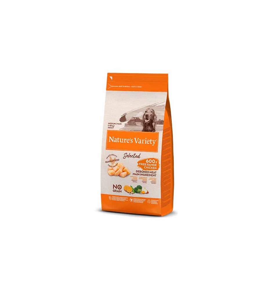 Nature's Variety Selected Adult Medium Pollo pienso para perros