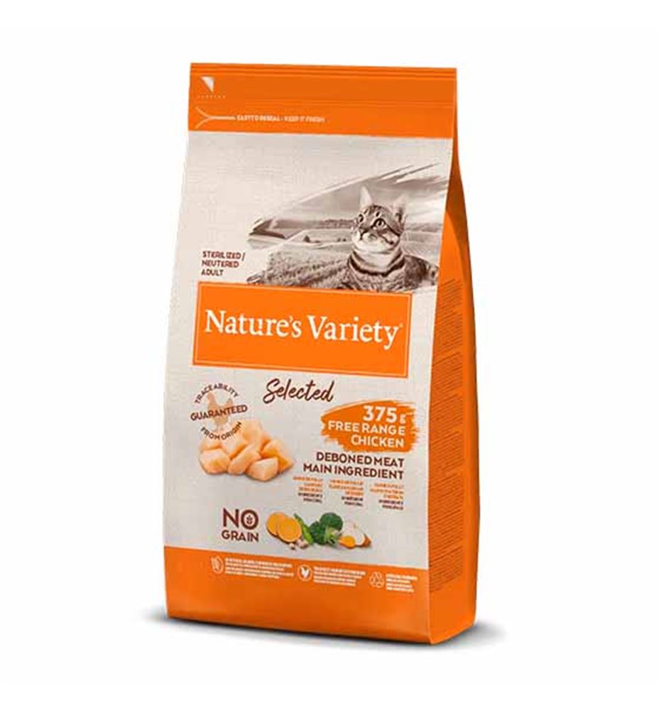 Nature's Variety Selected Sterilized Adult Pollo pienso para gatos