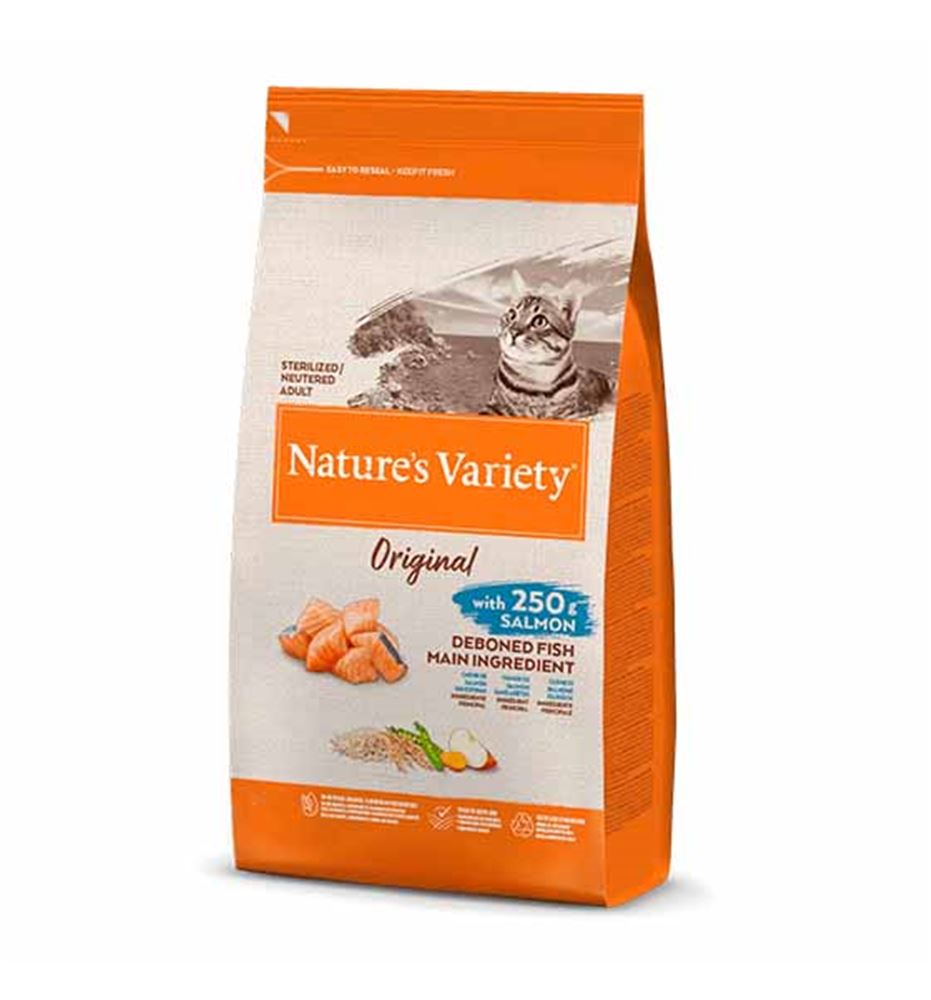 Nature's Variety Original Sterilized Adult Salmón pienso para gatos