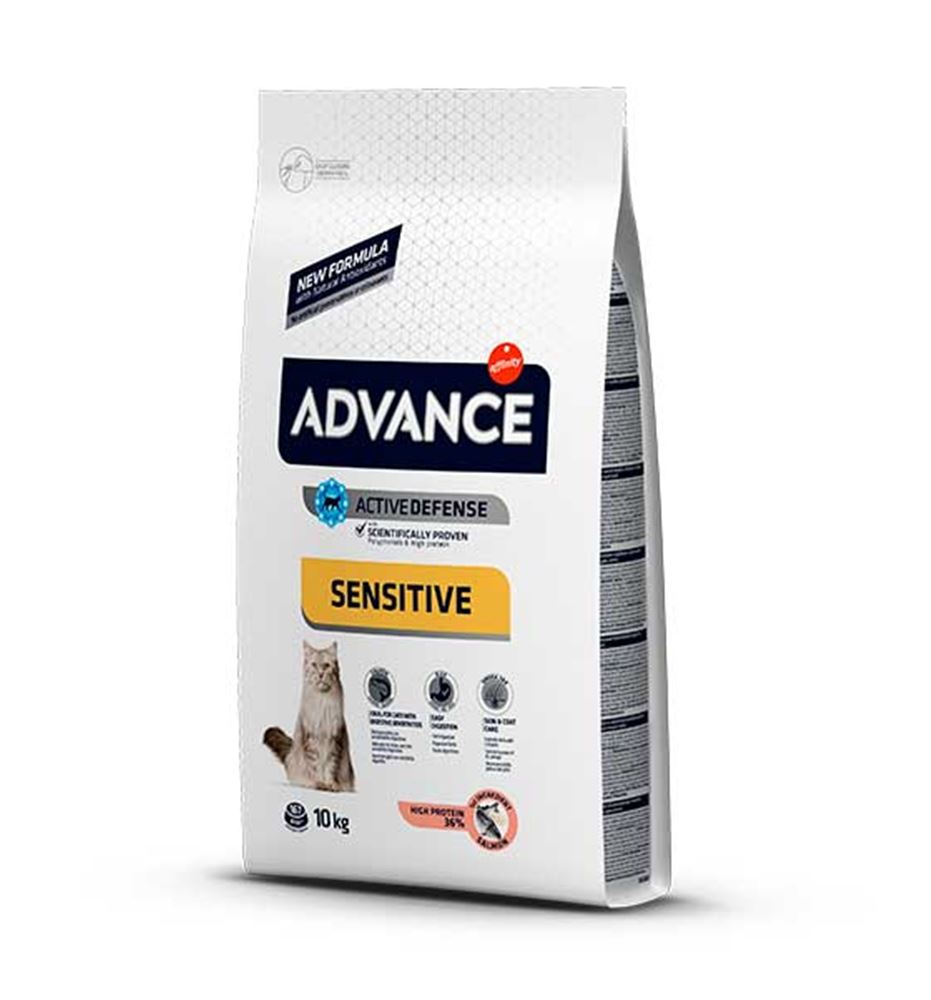 Advance Adult Sensitive Sterilized Salmón pienso para gatos