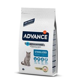 Advance Adult Sterilized Pavo pienso para gatos