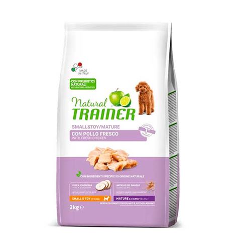 NATURAL TRAINER SENIOR SMALL&TOY POLLO PIENSO PARA PERROS