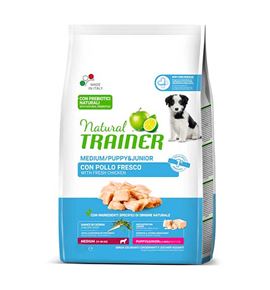 Natural Trainer Puppy & Junior Medium Pollo pienso para perros