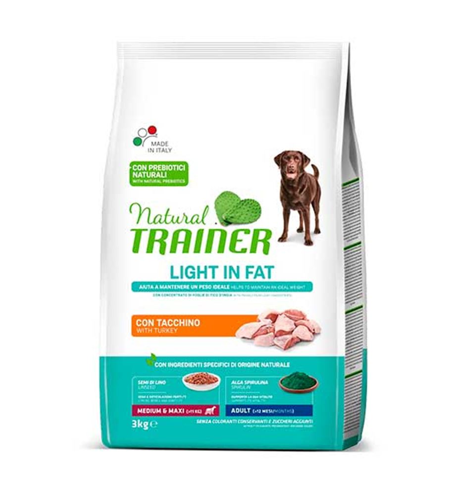 Natural Trainer Adult Small&Toy Medium/Maxi Light Pavo pienso para perros