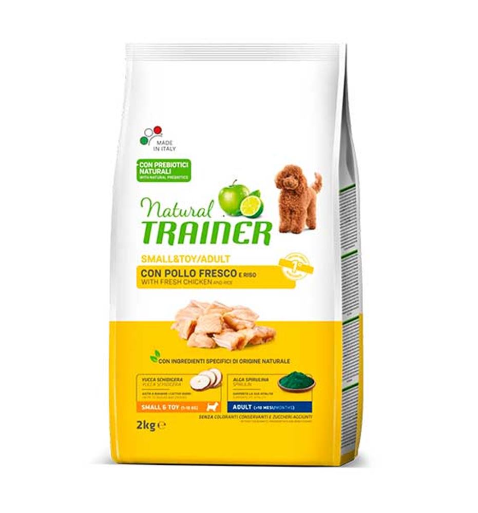 Natural Trainer Adult Small&Toy Pollo pienso para perros