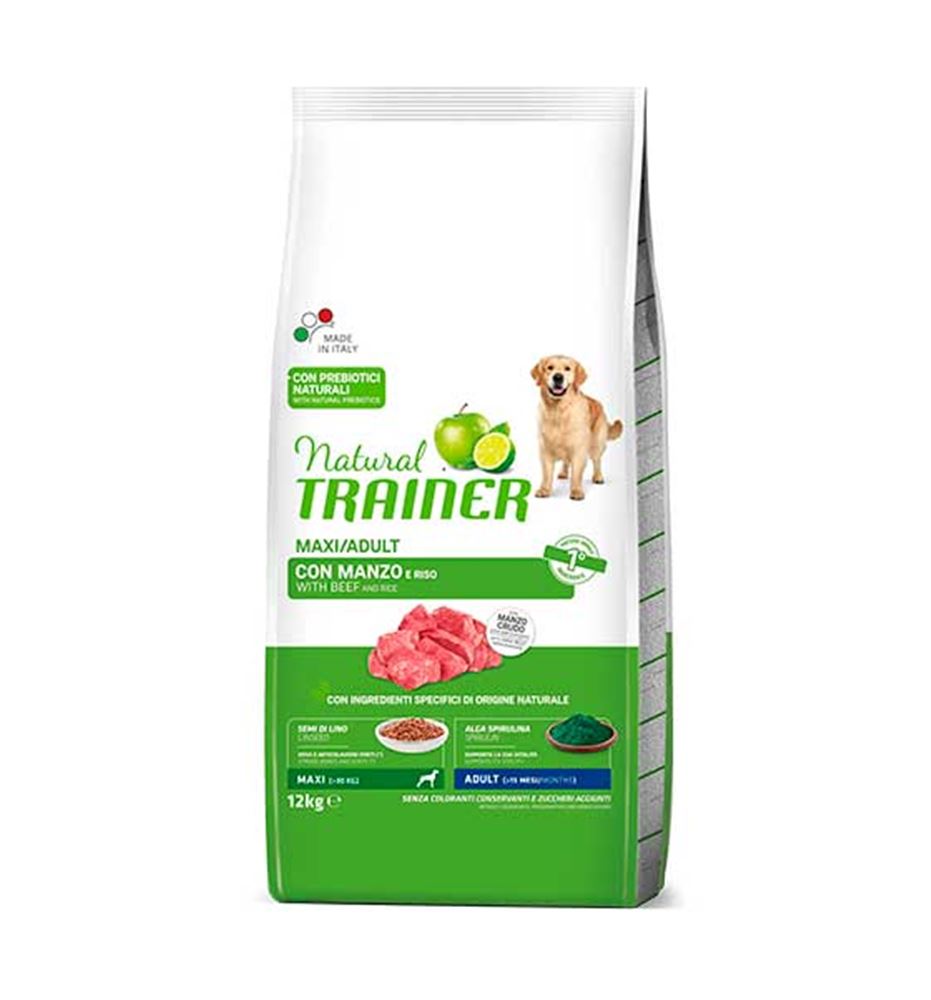 Natural Trainer Adult Maxi Buey pienso para perros