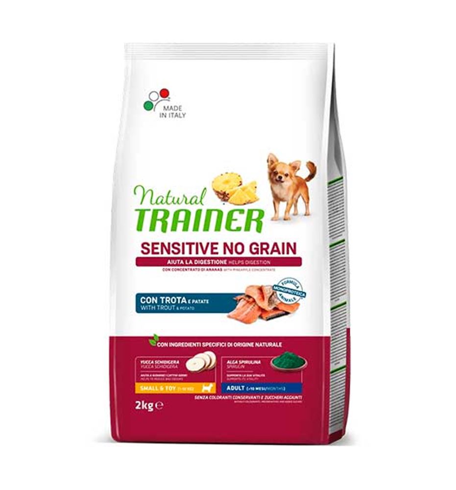 Natural Trainer Adult Mini Trucha pienso para perros