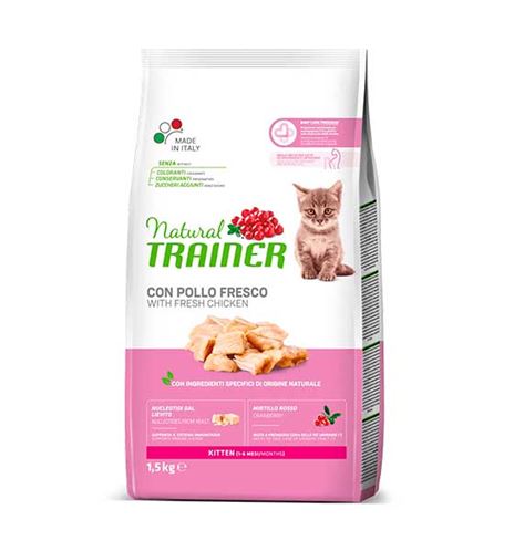 Natural Trainer Kitten Pollo pienso para gatosS