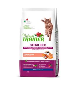 Natural Trainer Adult Sterilised Salmón pienso para gatos