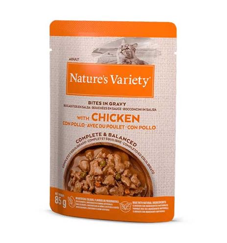 Nature's Variety Bocaditos Pollo salsa para gatos