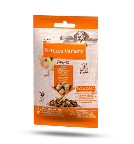 Nature's Variety Toppers Pollo Liofilizado para perros 15g