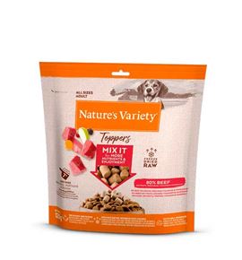 Nature's Variety Toppers Ternera Liofilizado para perros