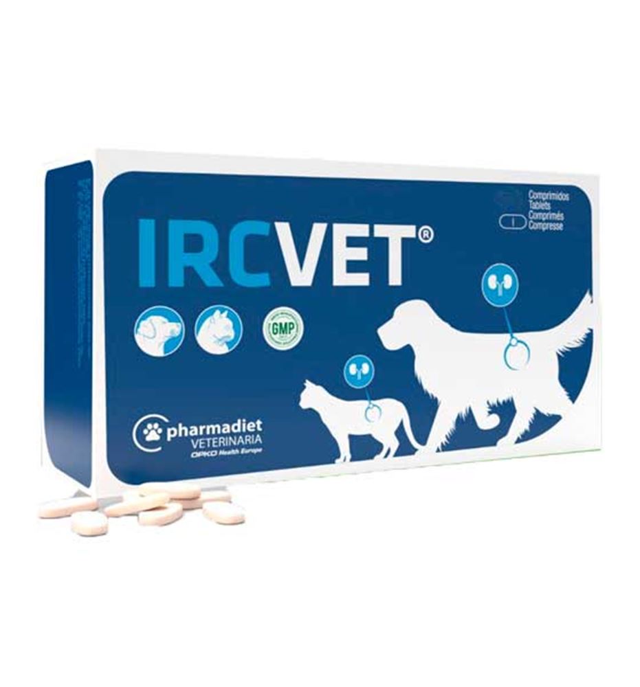 Pharmadiet Ircvet complemento en comprimidos para perros y gatos