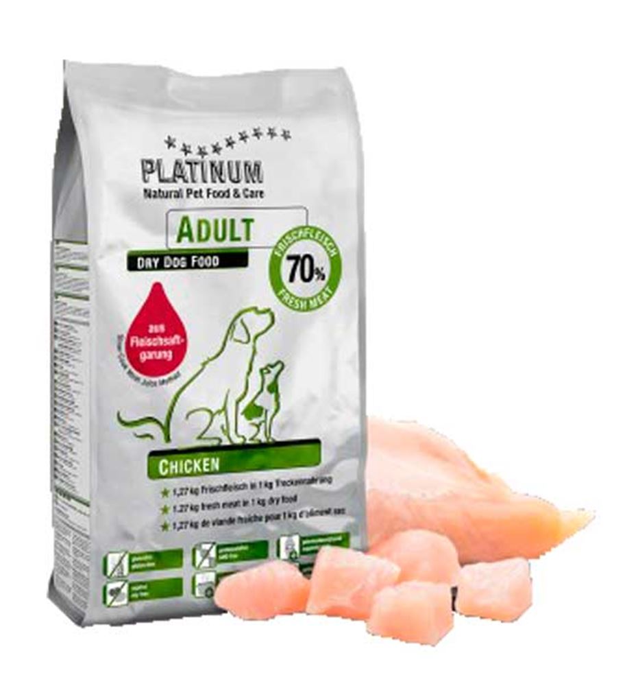 Platinum Adult Pollo pienso para perros