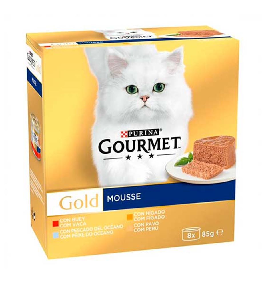 Purina Gourmet Gold Mousse Multipack latas para gatos