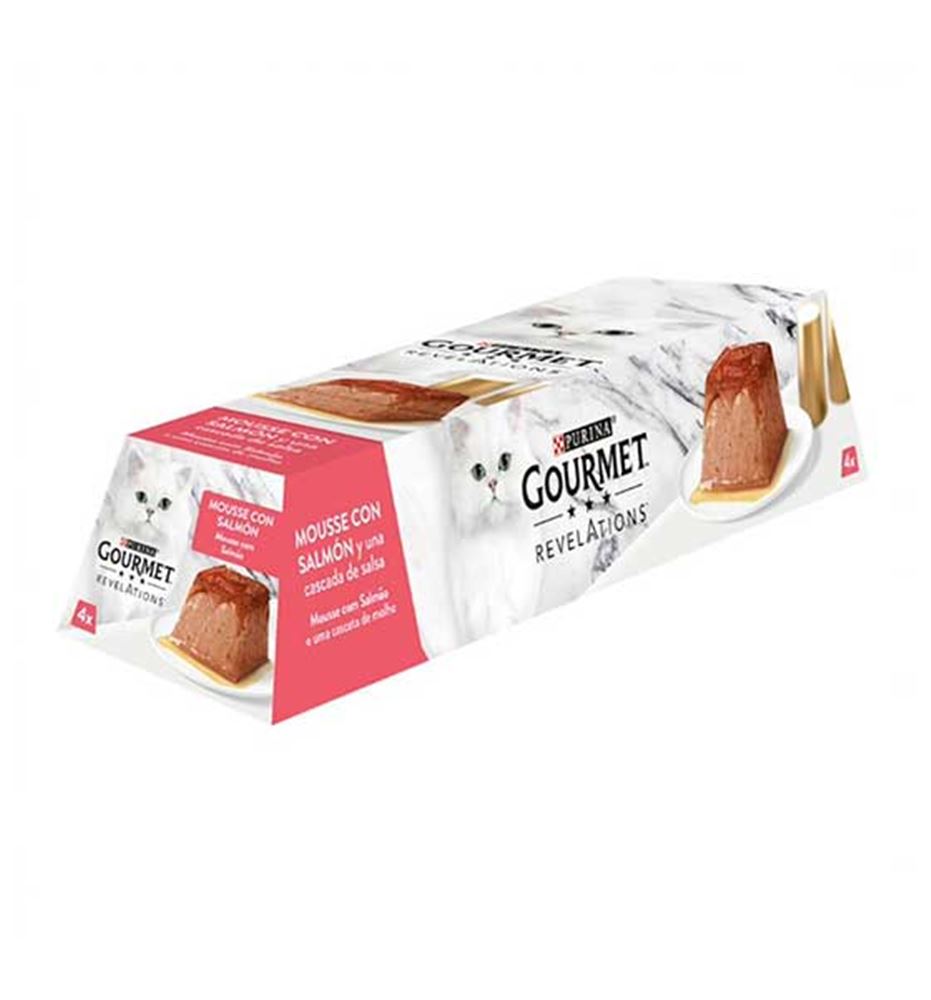 Purina Gourmet Revelations Salmón mousse para gatos