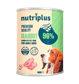 Nutriplus Conejo lata para perros