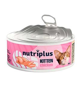 Nutriplus Kitten Pollo lata para gatos