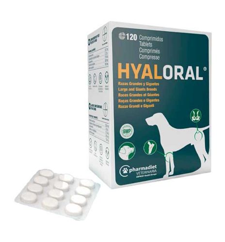 Pharmadiet Hyaloral Razas Grandes complemento alimenticio para perros
