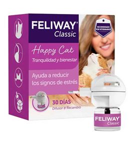 Feliway Classic Difusor y Recambio tranquilizante para gatos