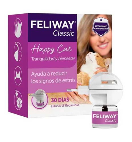 Feliway Classic Difusor y Recambio tranquilizante para gatos Feliway Classic Difusor y Recambio tranquilizante para gatos