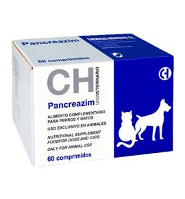 Pancreazim complemento alimenticio para perros y gatos