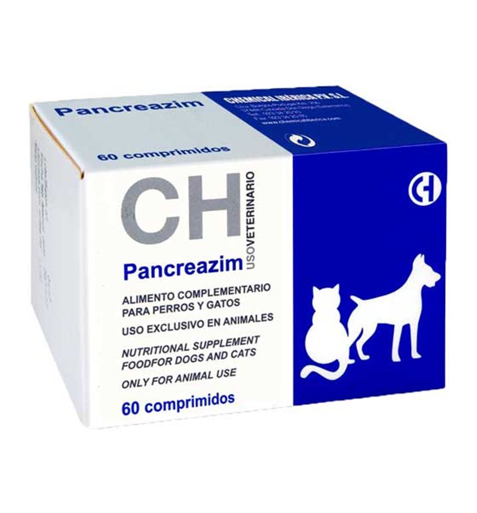 Pancreazim complemento alimenticio para perros y gatos