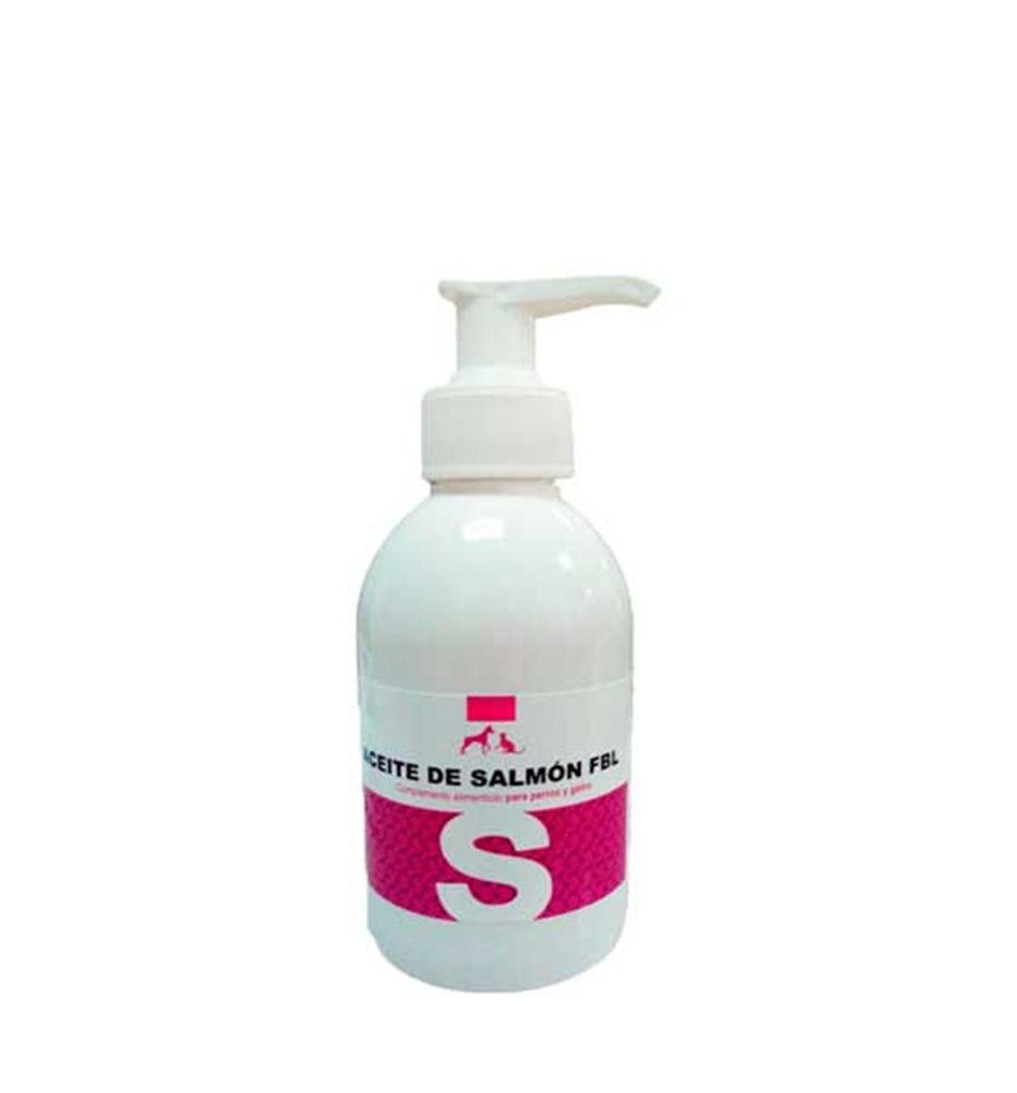Aceite de Salmón FBL complemento alimenticio para perros y gatos