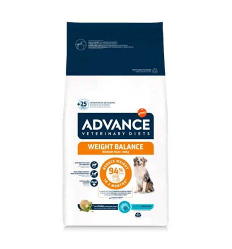 Advance Veterinary Diets Weight Balance Medium/Maxi pienso para perros